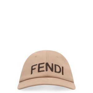 FENDI Embroidered Logo Baseball Cap Men BROWN Hats & Caps